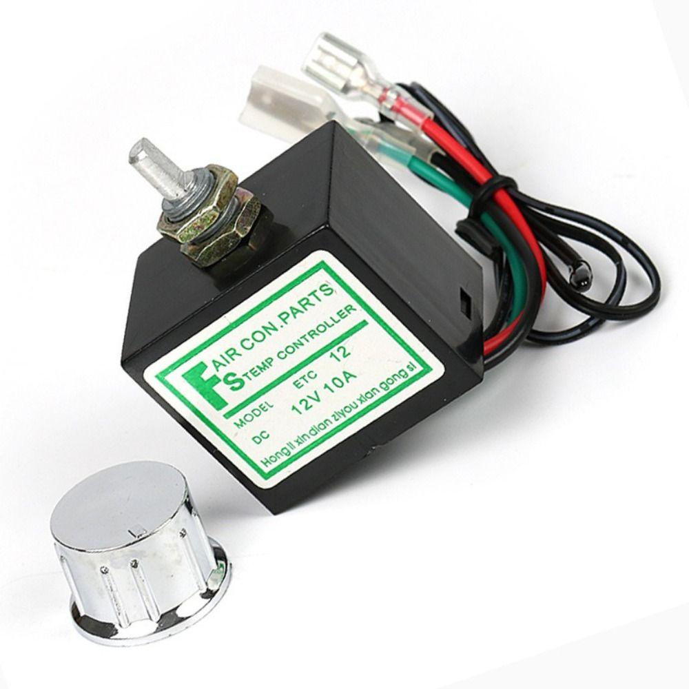 ABS Electronic Thermostat Auto Accessory Air Conditioner Switch New Temperature Control Car