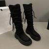 Skinny Tall Boots But Knee Piled Boots Fashionable Versatile Comfortable Casual Women Boots 2025 New