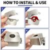Upgrades Protective Garden Faucet Cover with Combination Lock for Quick Install No Tool Need Saves on Water Bill