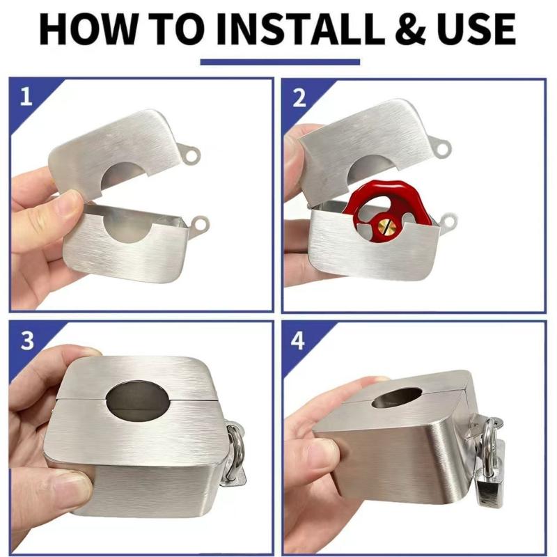 Upgrades Protective Garden Faucet Cover with Combination Lock for Quick Install No Tool Need Saves on Water Bill
