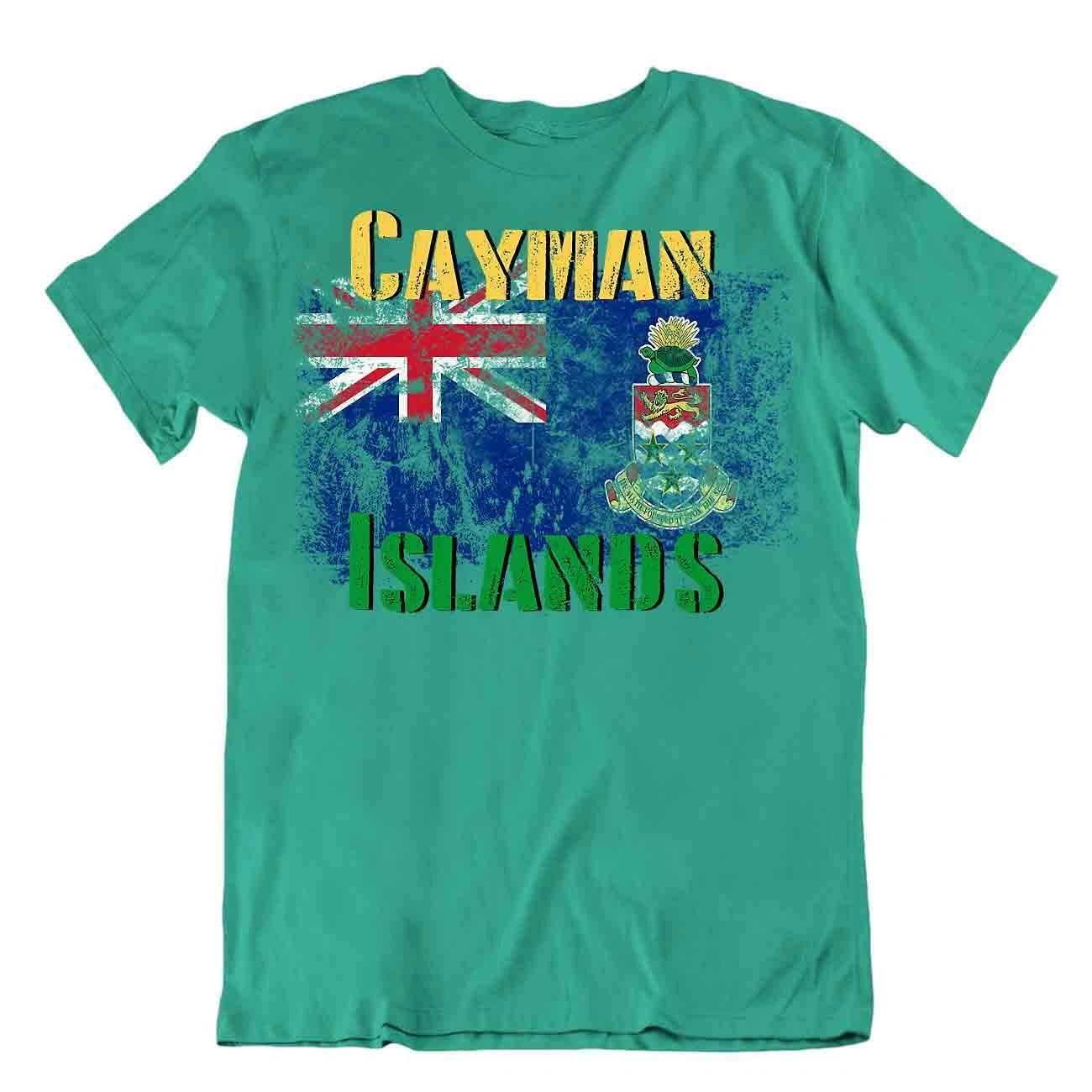 Cayman Islands flag Tshirt T-shirt Tee top city map S