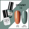 ROSALIND 2pcs 7ML Nail Gel Nail Polish Cracked Gel Kit UV Semi Permanent Esmalte Hybrid Varnish Mini Nail Glue Nail Polish