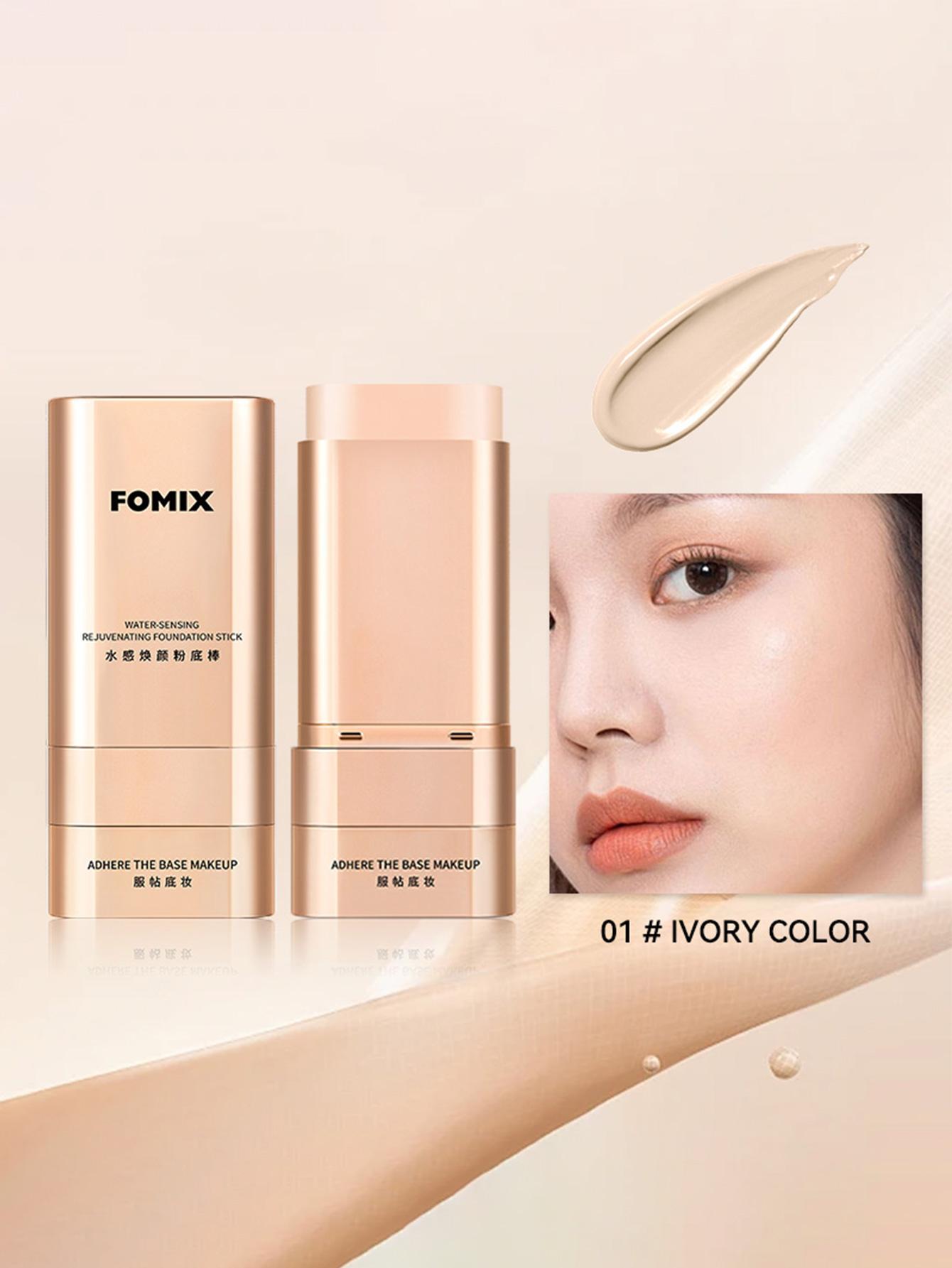 Moisturizing foundation stick with double-headed brush head obeys natural Korean moisturizing skin