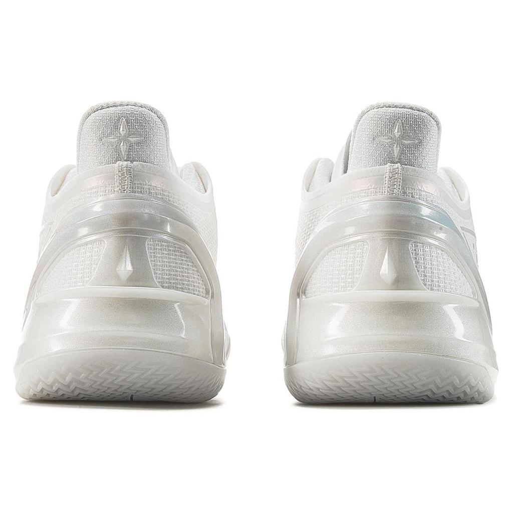 Li Ning Blade 4 V2 Cushioning Slip Resistant Support Lightweight Rebound Low Top Basketball Shoes Men's White ABAU037-7