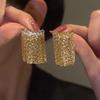 Tide Metal Fringed Earrings, High-end Temperament, Long Stud Earrings, Women's Exaggerated Earrings.