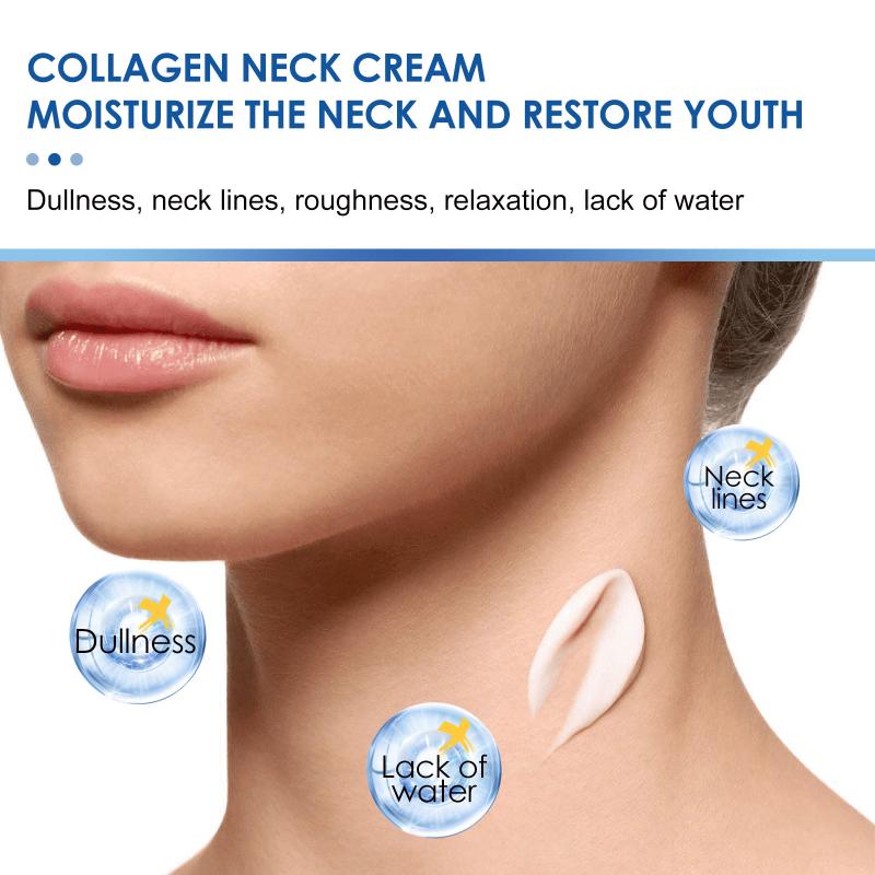 Eelhoe Neck Collagen Brightening Cream Fades Neck Lines, Softens And Stretching The Neck, Swan Neck Care Beauty Cream one size