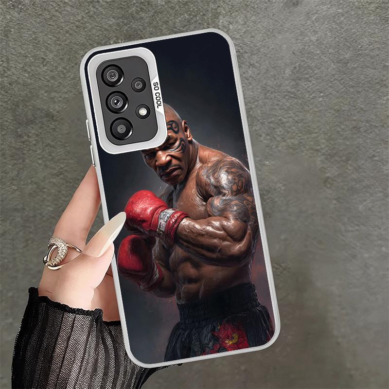 Mike Tyson Boxer Mann Weiche Handyhülle für Samsung A17 A16 A15 A14 A13 A57 A56 A55 A54 A53 A37 A36 A35 A34 A33 A26 A25 A24 A23 A52