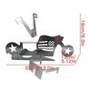 1 Set Tragbarer Hähnchenständer Bierdose Lustig Amerikanisches Motorrad BBQ Grill Edelstahl Grillrost Halter Grillwerkzeug