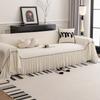 Color Cool Decor Throw-Cover Quilt Pleated Korean-Fashion Lacy-Trim Camp-Adventure Pad Settee-Set Guard Timeless Plain Couch-Set Shield