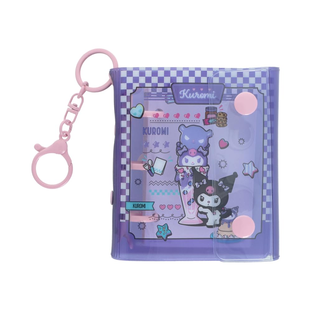 My Melody Mini Seal Binder Charm - Kuromi Character - Cute Stationery Accessory