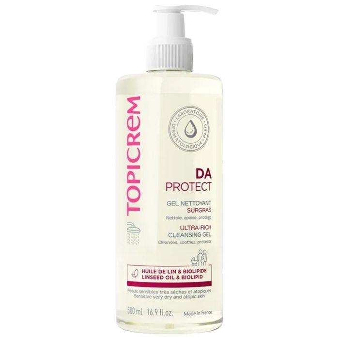 Gel Nettoyant - Topicrem - DA - 500ml - Hypoallergénique - Peaux sensibles