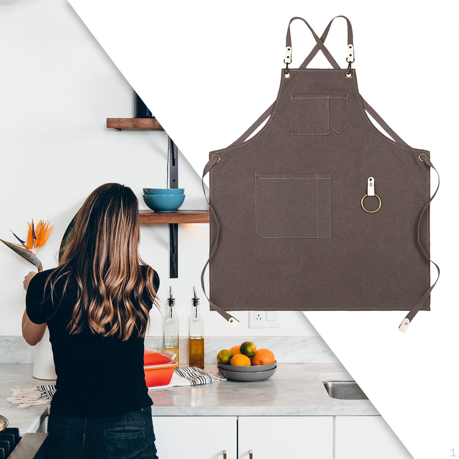 

Многофункциональный фартук шеф-повара с регулируемым ремешком для взрослых художников, поваров, кейтеринговых работ серый