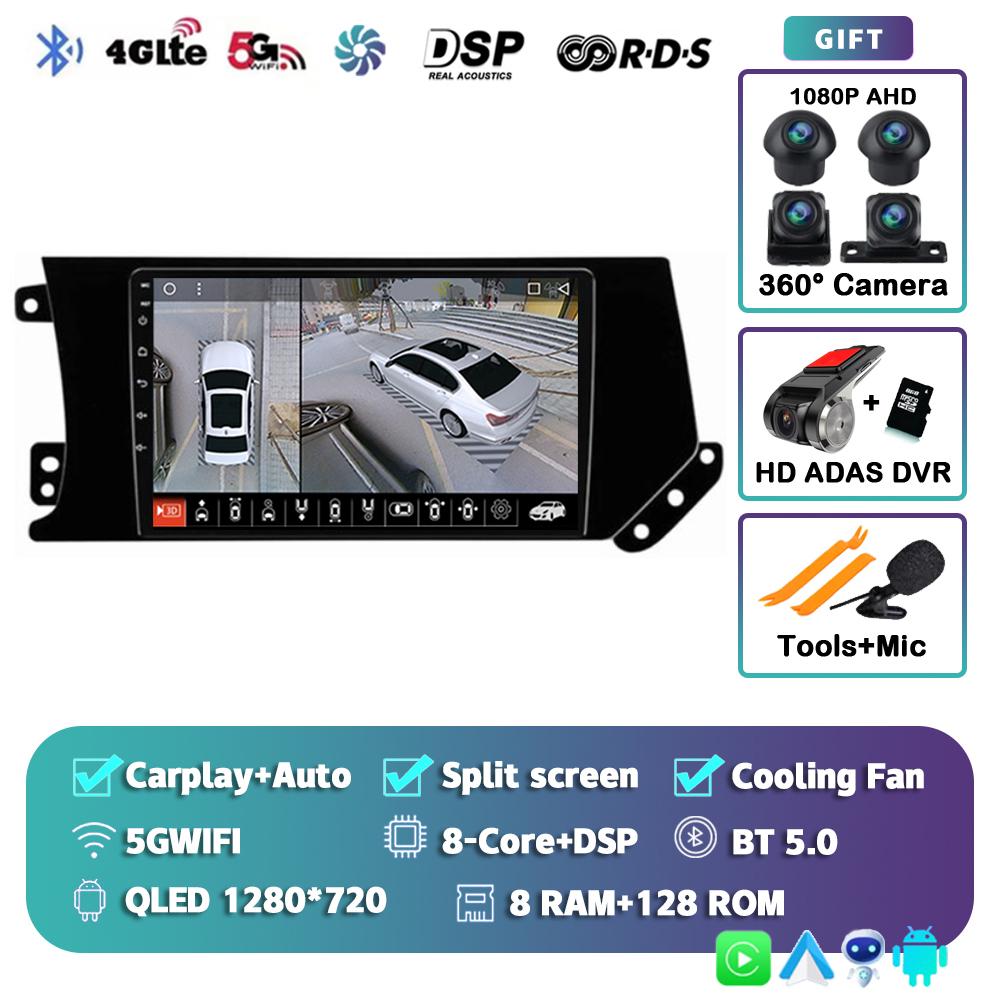 Android 14 Carplay Auto Car Radio For Haval F7 F7X 2019-2020 Multimedia Video Player Navigation GPS 8-Core WiFi+4G DSP Stereo BT