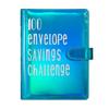 Dazzling Colors Challenge Budget Binder PU Leather Savings Challenge Notepad  New Year