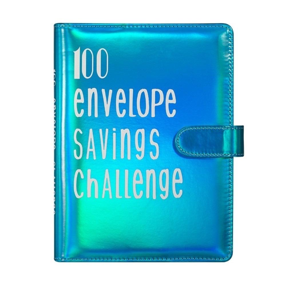 Dazzling Colors Challenge Budget Binder PU Leather Savings Challenge Notepad  New Year