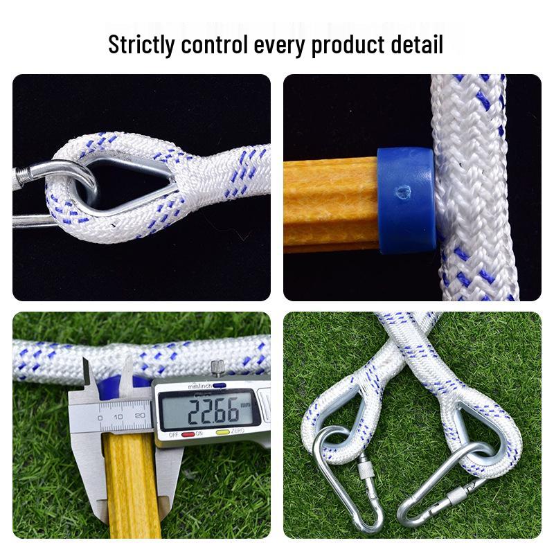 

Resin Rope Rescue Ladder: Outdoor Climbing and Fire Escape Ladder for High-Rise Emergencies Material and length customizable