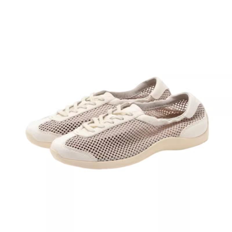 Niche Design Sense Ballet Mesh Budd Training Shoes Women's Summer 2025 New Platform Single Shoes Sports and Leisure Shoes