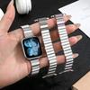 Rhinestone Piano Link Metal Watch Band, Luxury Strap for Apple Watch Series 1-11 38/40/41/42/44/45/46/49mm, Women Replacement Wristband