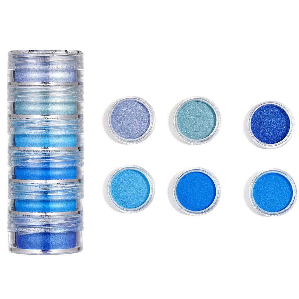 6Colors/Set Pearl Powder Pigment Resin Mold Colorant Dye Pearlescent Epoxy Resin Pigment for DIY Epoxy Resin Crafts Supplies