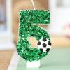 1PCS Number 0 1 2 3 4 5 6 7 8 9 Football Decoration Birthday Candle Boy Cake Things Candle Sparkles Children's Candles Surprises