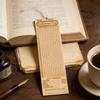 Fonksiyonel Bölmeli Ahşap Kitap Ayracı Kitap Okuma Takipçisi Şık Kitap Aksesuarı Okuma Planlayıcı Okuyucular İçin Hediye