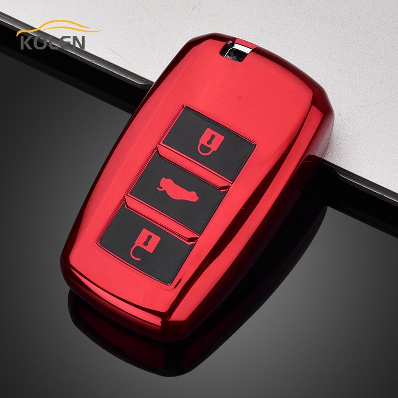 Soft Tpu Car Remote Key Case Cover Protection Shell Fob For Changan Cs75 Eado Cs35V7 Cs15 Oushang Raeton Car Styling Accessories