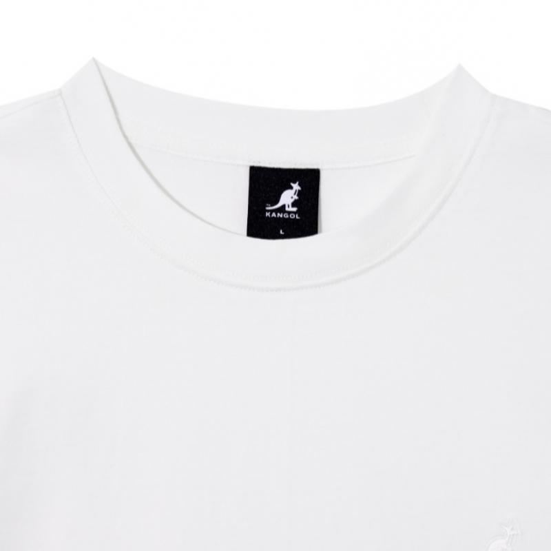 KANGOL Off WhiTe Pulse Paneled T shirT 2831