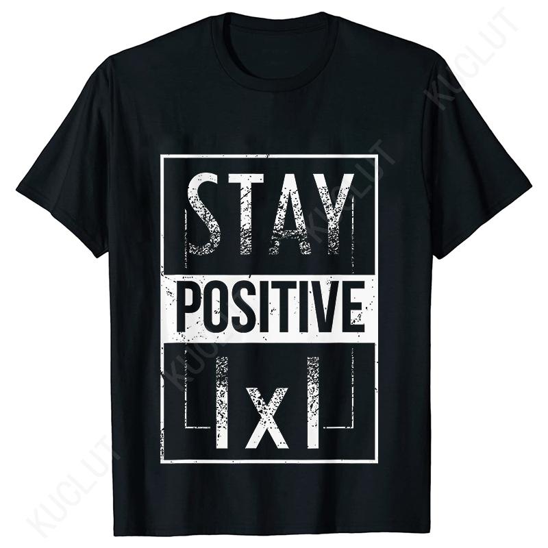 S5XL Best Funny Math Teacher Joke Fun Stay Positive TShirt Unisex Shirts For Men Fashion Clothing Streetwear Graphic T Shirts