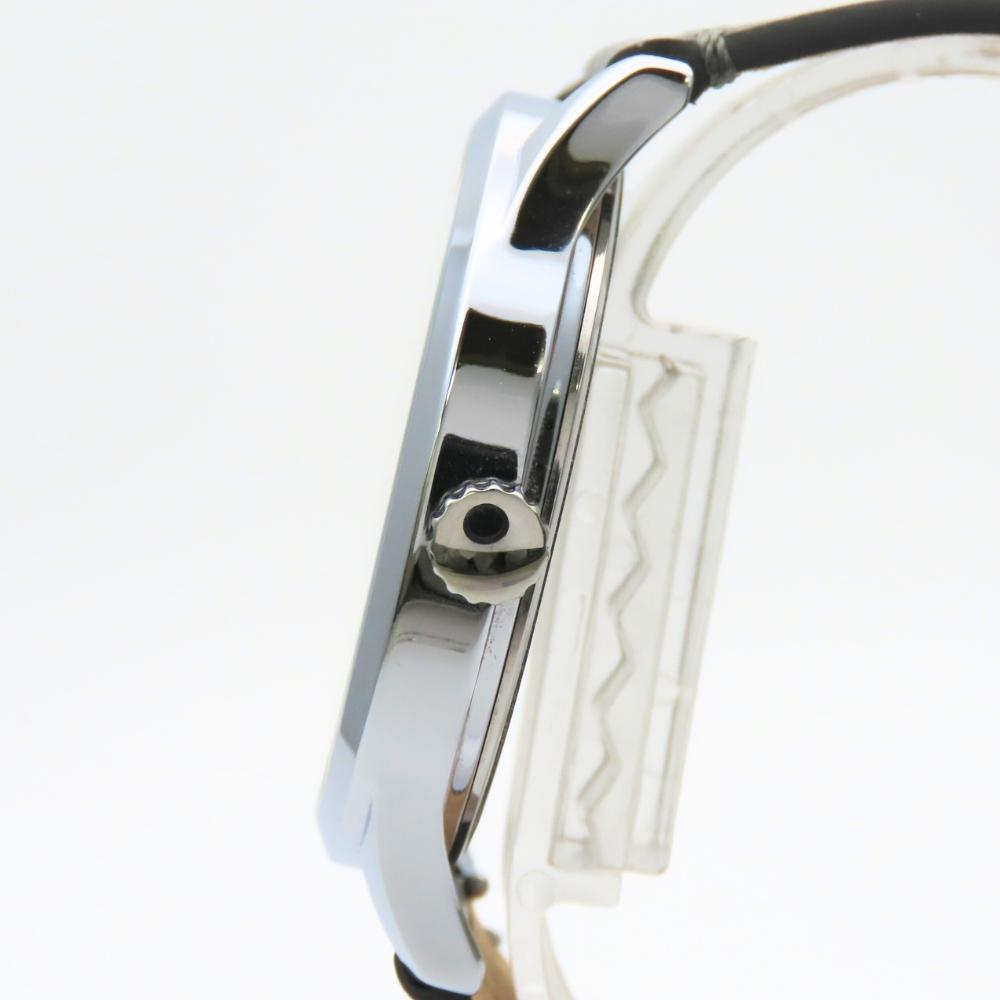 Used COACH Watches Baxter CA.118.2112.1640 Signature Stainless Steel/leather Silver Dark gray