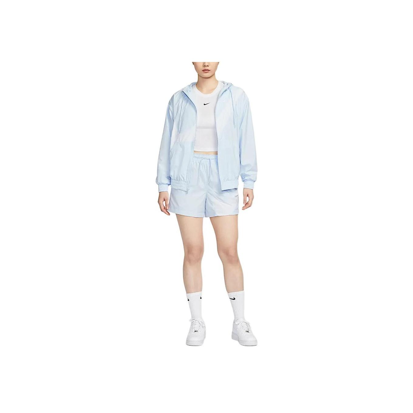 

Nike Sportswear Classic Loose UV Protection Full Zip Logo Jacket Glacier Blue White HM8972-423 S