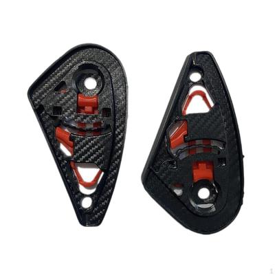 2Pcs Helmet Shield Base Side Plate Accessories, Easy Installation, Replace Parts Lens