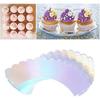 48 Pcs Rainbow Cupcake Liners Cupcake Wrappers Holders Muffin Liners Baking Cups Papers Baking Cups for Wedding Birthday Party Decoration