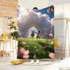 Game S-Sky Children of the Light Throw Soft Warm Throw Blanket for Bedroom Living Room Bed Travel Camping Picnic Gift