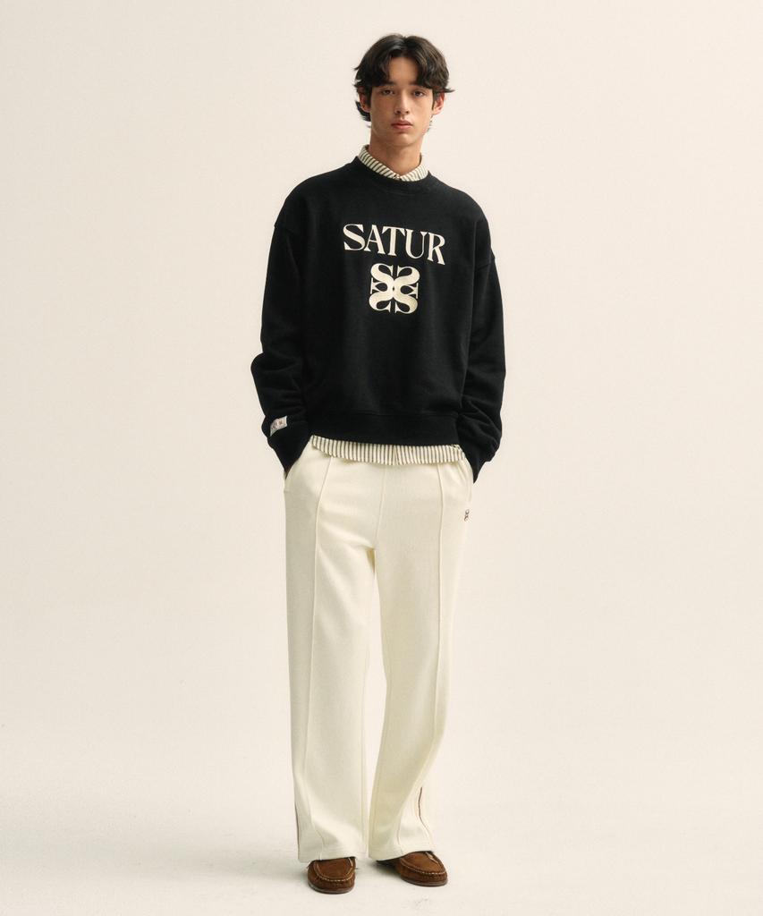 Seteo Classic Logo Sweatshirt Classic Black