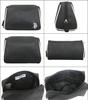 POLO POLO Small items Black PU leather oval pouch for women [U.S. ASSN.] U.S. ASSN. (pouches) USPA-2667 [Brand] [Product]