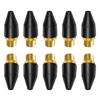 20 Pcs Black Rubber Tip Air Nozzle for Air Blow Handguns Tool Air Tool Parts