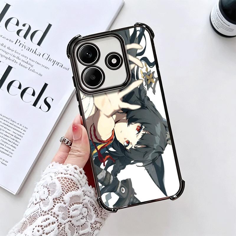 Zenless Zone Zero Hoshimi Miyabi Soft Phone Case For Xiaomi Redmi Note 14 15 Pro Plus 13 12 11S 11T 5G 10 9S 9 Plating Anti-Fall