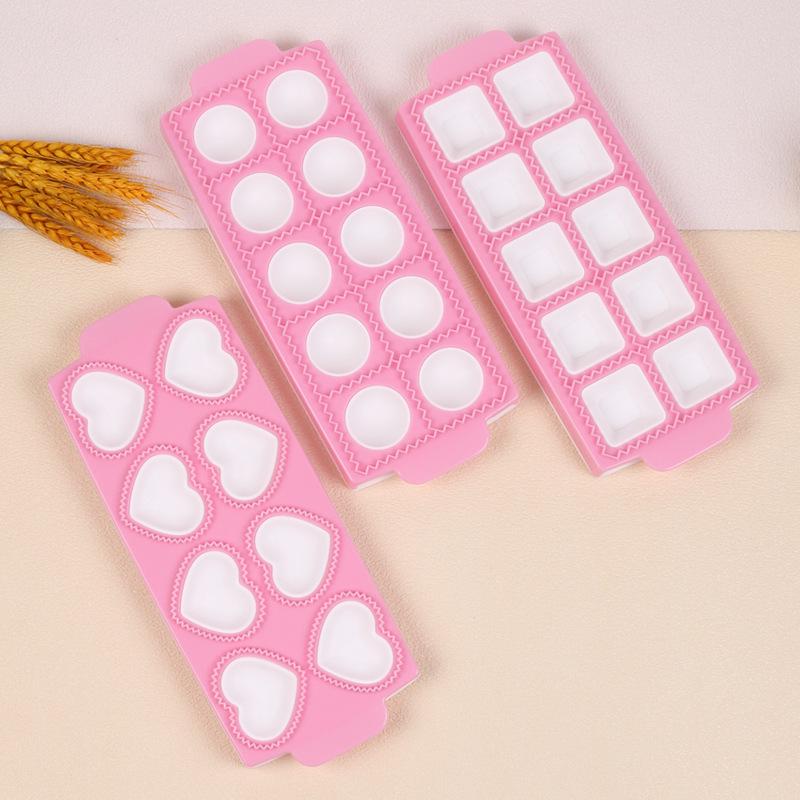 10-Piece Square & Round Mold Set for Ravioli, Chocolate, and Fondant Cake Decoration