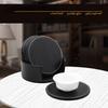 6pcs/set Leather Heat Insulation Coasters Tea Round Leather Tea Coffee Cup Pad Desk Decor