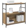 Bookshelf Artisan Oak 80 x 30 x 78.5 cm Engineered Wood