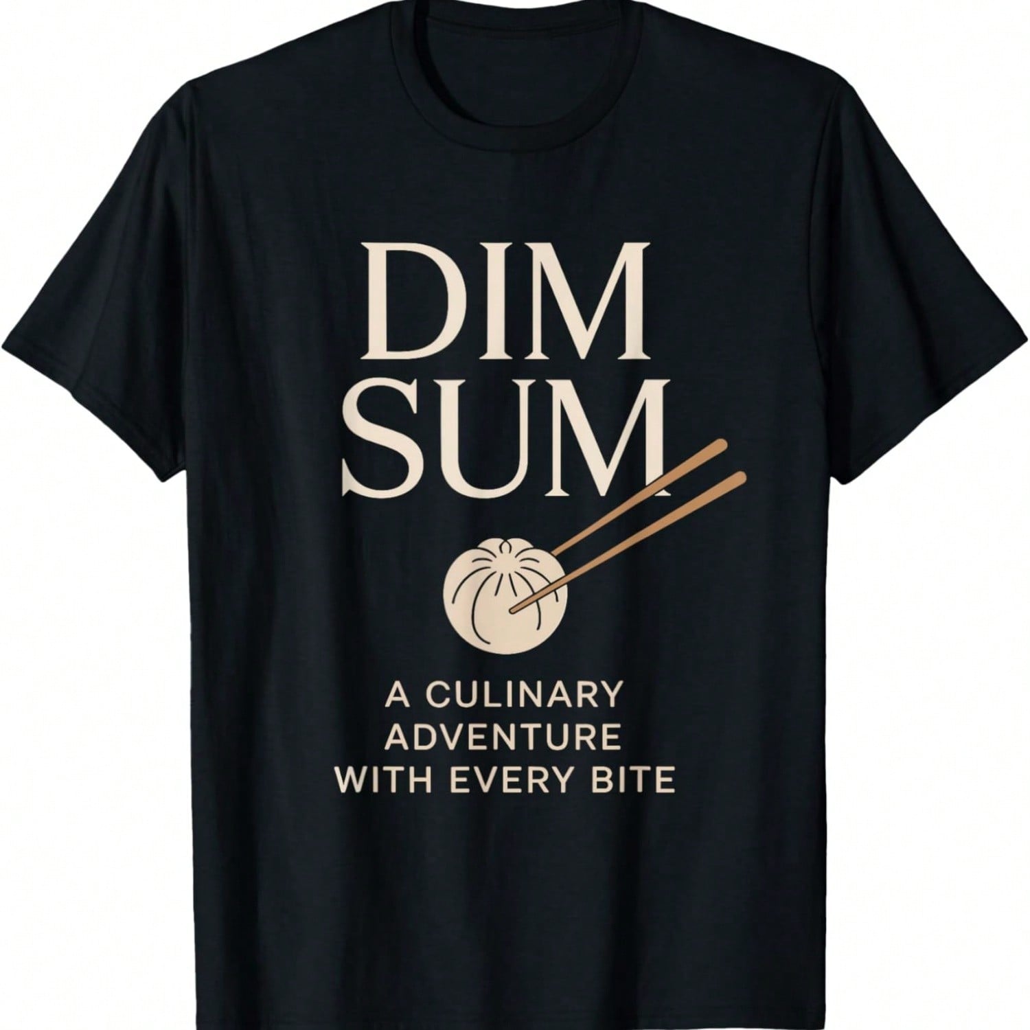 Dim Sum A Culinary Adventure With Every Bite Dumplings T-Shirt S разноцветный
