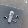 10 Stück Nail Art Charm Glänzende Nageldekoration Glitzer Nagel Maniküre Zubehör Bowknot Schmetterling Nail Art Dekorationen Teile