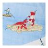 Yamamoto Jin Shoten Kyoto Crafts Ukiyo-e Tenugui Double Gauze Tenugui Goldfish (Kuniyoshi) Note. 32x89cm Made In Japan 100% Cotton