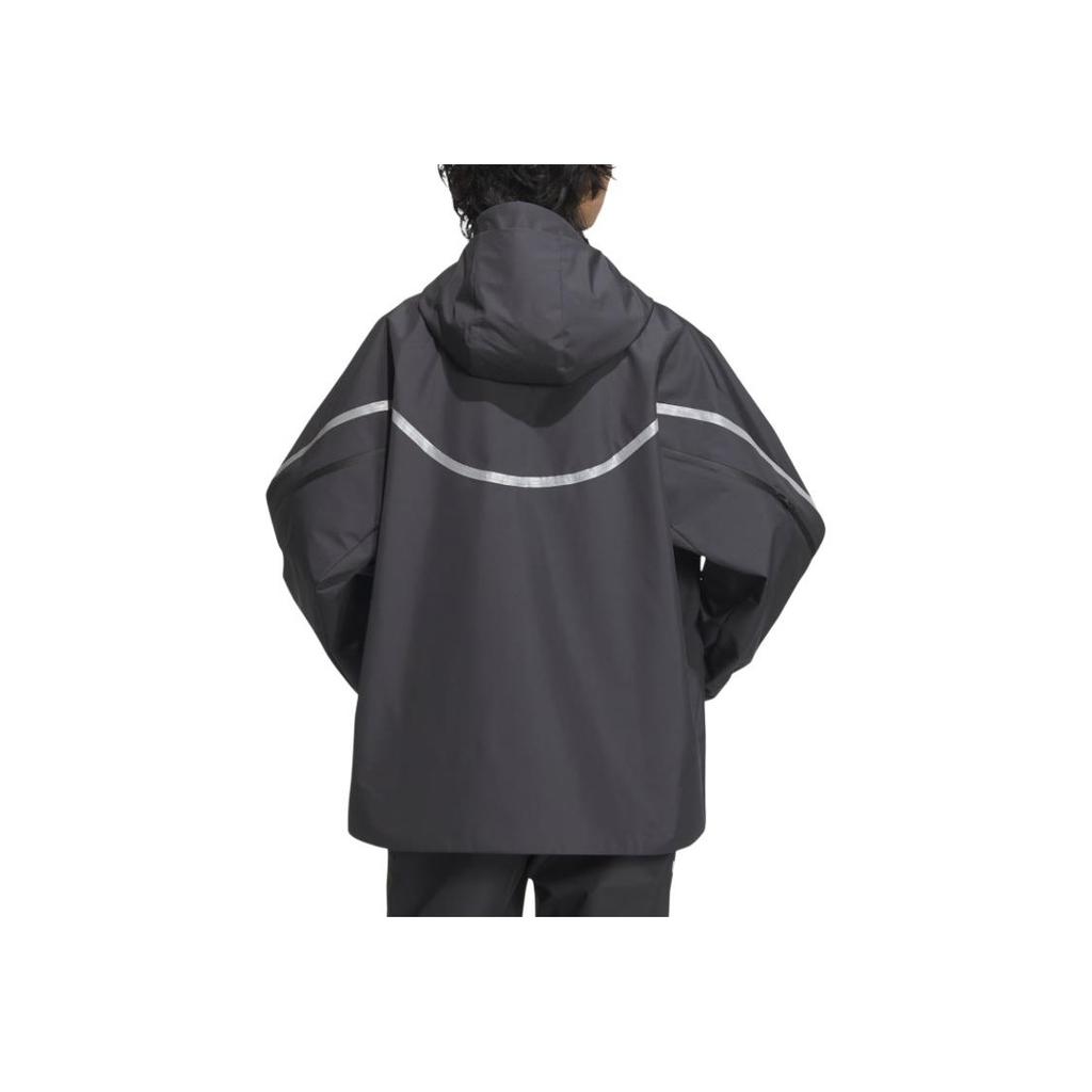 Adidas P Jkt6 Gali Fashion Comfortable Water-Resistant Sports Casual Jacket Men Jackets Carbon-Black JM6170