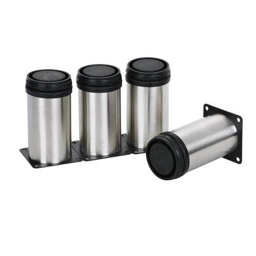 TKY Adjustable Height Extension Legs, Set of 4 (10cm), for Beds, Kotatsu Tables, Cabinets, Desks, and More