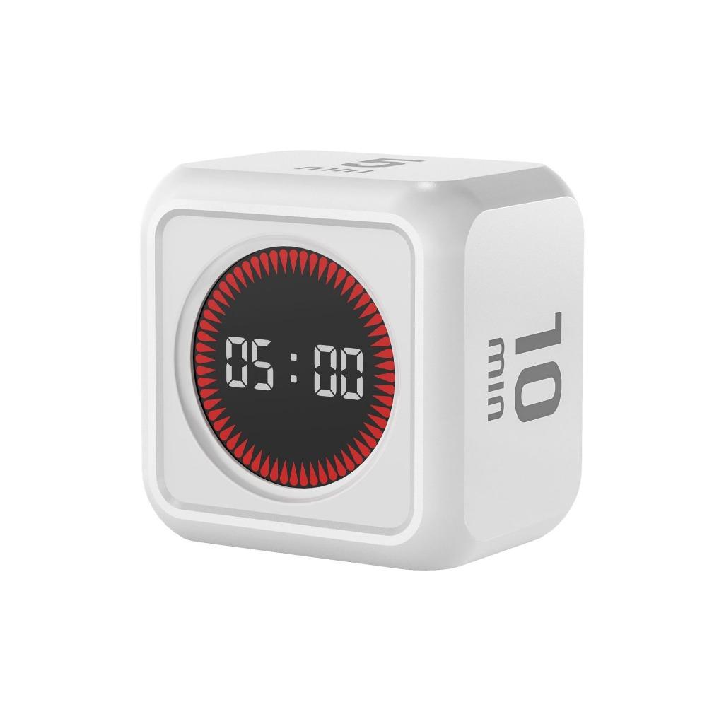 LED Display Gravity Sensing Timer 4 Preset Time Cube Timer Smart Countdown Timer  Study Timer
