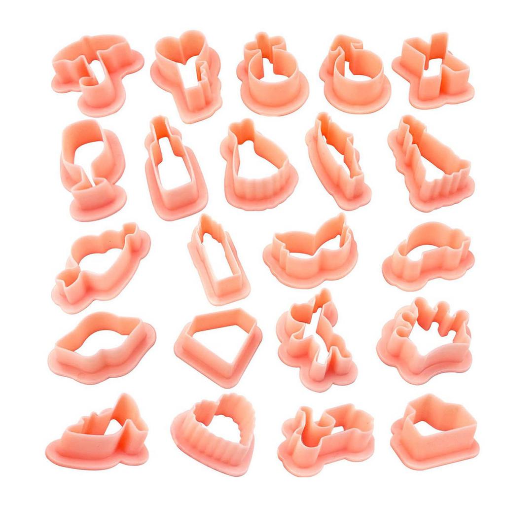 140pcs Plastic Clay Cutter Set Earring Making Kits with Different Shapes Craft Die DIY Handmade Jewelry Making Clay Tool