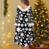 Christmas Party Printed Dresses For Women Vintage Christmas Midi Dress Casual Dresses Cocktail Dress Party Festive Dresses