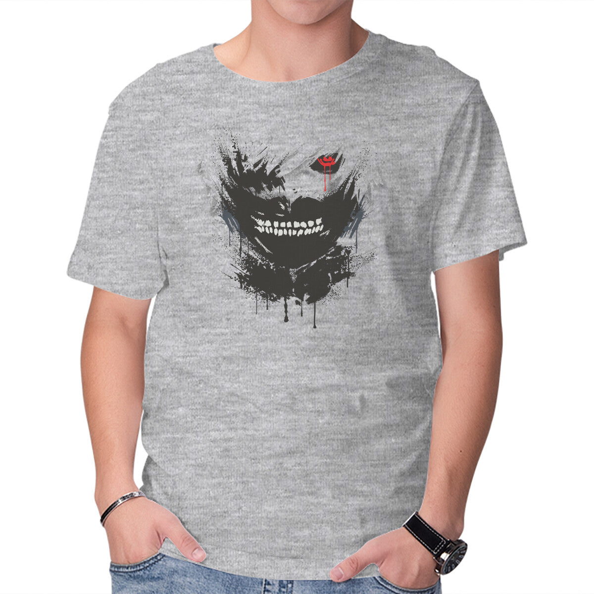 Unisex Crew Neck T-Shirt Tokyo Ink Graphic Short Sleeve Casual Tee XXL