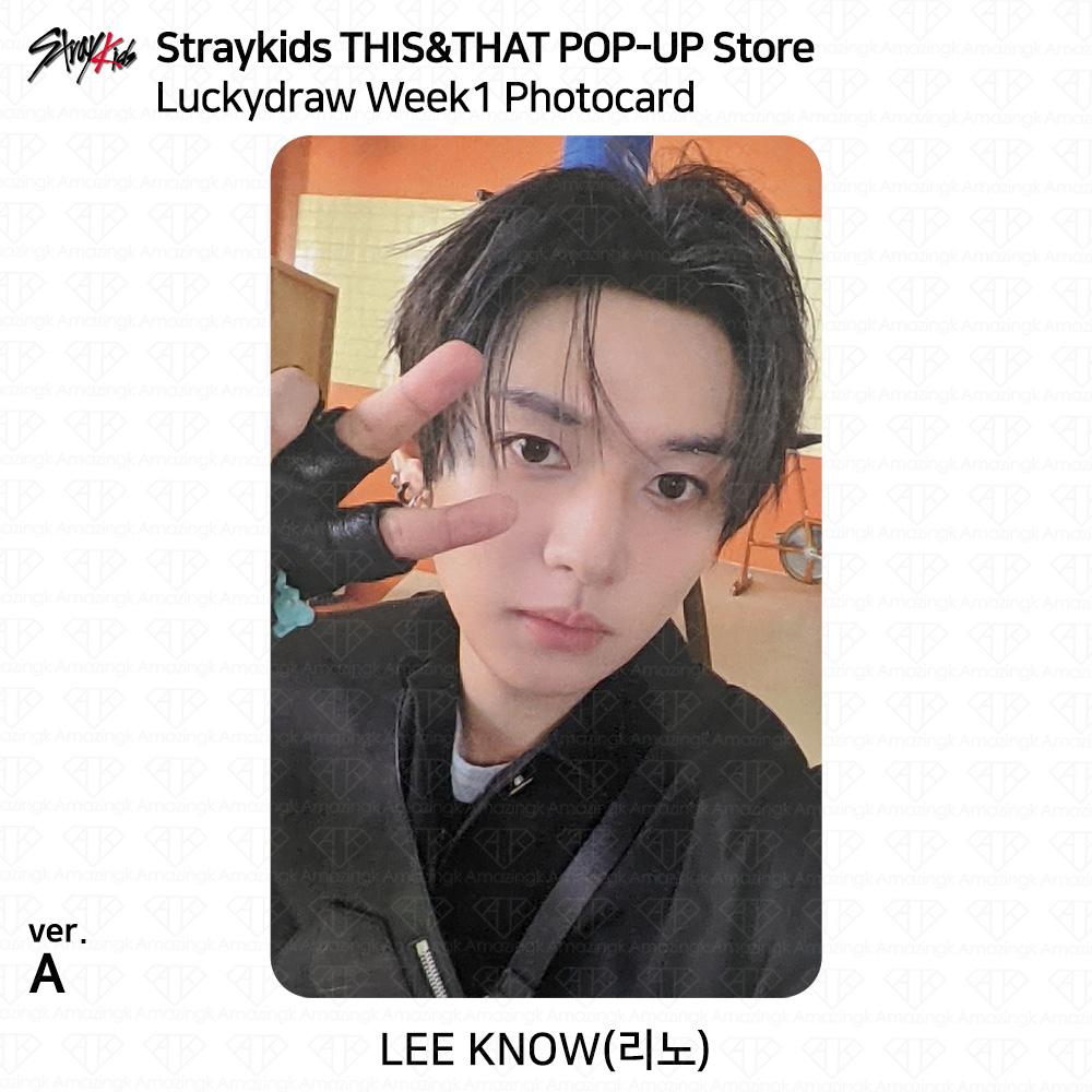 Stray Kids SKZ 10° Mini Album THIS & THAT POP-UP 1 Settimana Lotteria Fotocarte